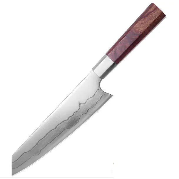 440C Steel Core Damascus Chef Knife - Versatile Kitchen Tool